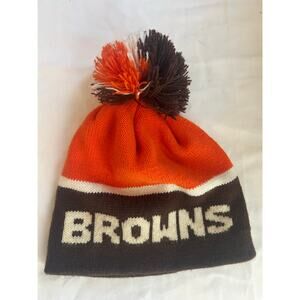 Cleveland Browns Vintage 80's knit Beenie Football Hat